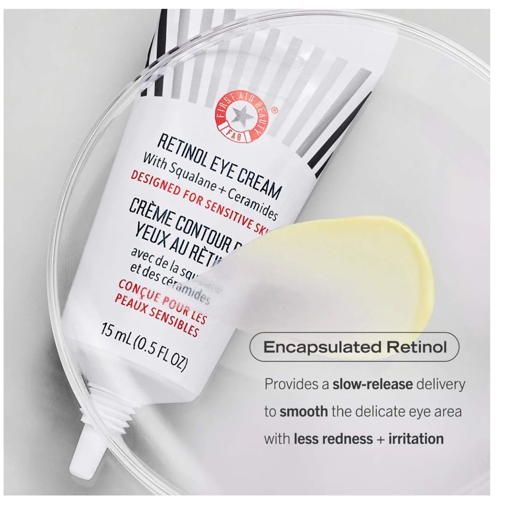 First Aid Beauty Retinol Eye Cream with Squalane & Ceramides 15 ml - Picture 4 of 5